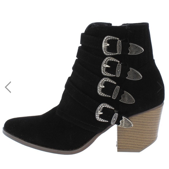 💥LAST PAIR SIZE 8💥 VEGAN Western Ankle Boot - Picture 8 of 8